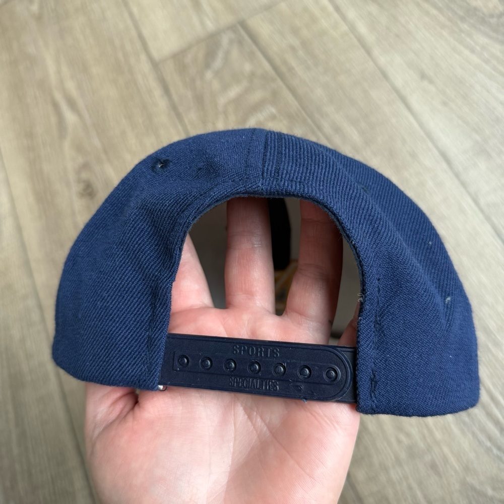 Sports Specialties vintage wool blend Notre Dame Fightin Irish SnapBack hat blue - Picture 7 of 11